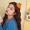 For Girls Girls Duckbill Clips Fruits Hair Clips Women Barrettes Simulation Food Hairpins Orange