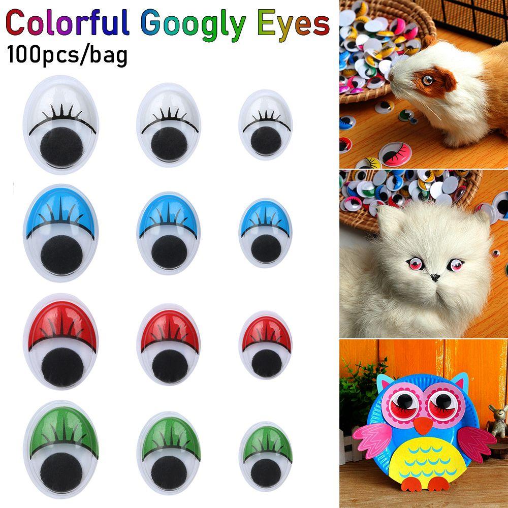 Animals Parts Plastic Plush Panda Eye 3D Dolls Accessories Wiggling Moving Eyes DIY Dolls Materials