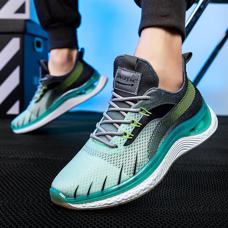Fashion 2024 Men's Fashion Breathable Running Shoes Outdoor Training Basketball Shoes Comfortable Air Cushioned Running Shoes