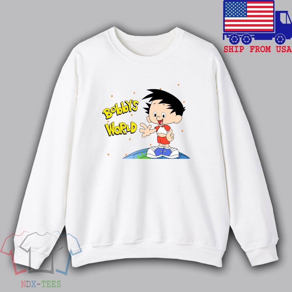Bobby#039;s World Men#039;s White Size S to 3XL Unisex T-Shirt