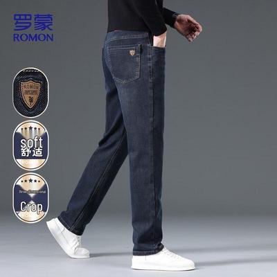 Мужские джинсы прямого кроя в стиле business casual
