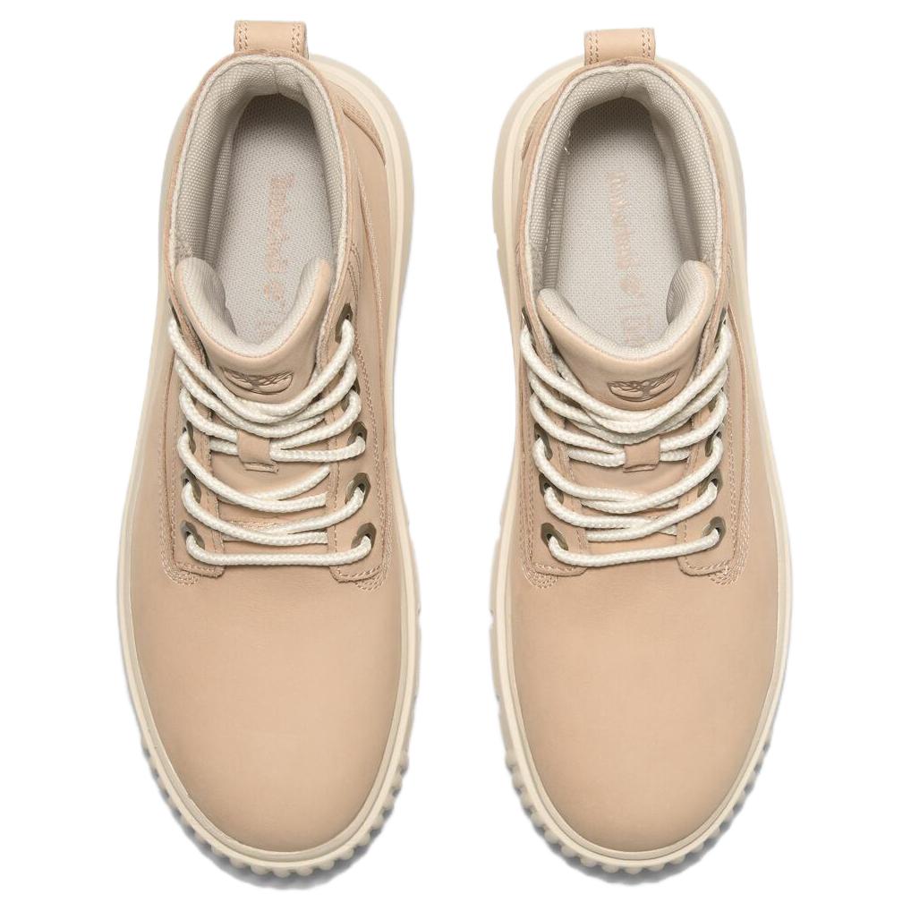 Timberland Удобные легкие ботинки Martin длиной до середины голени женские ботинки светло-бежевого цвета A2FT6EN7