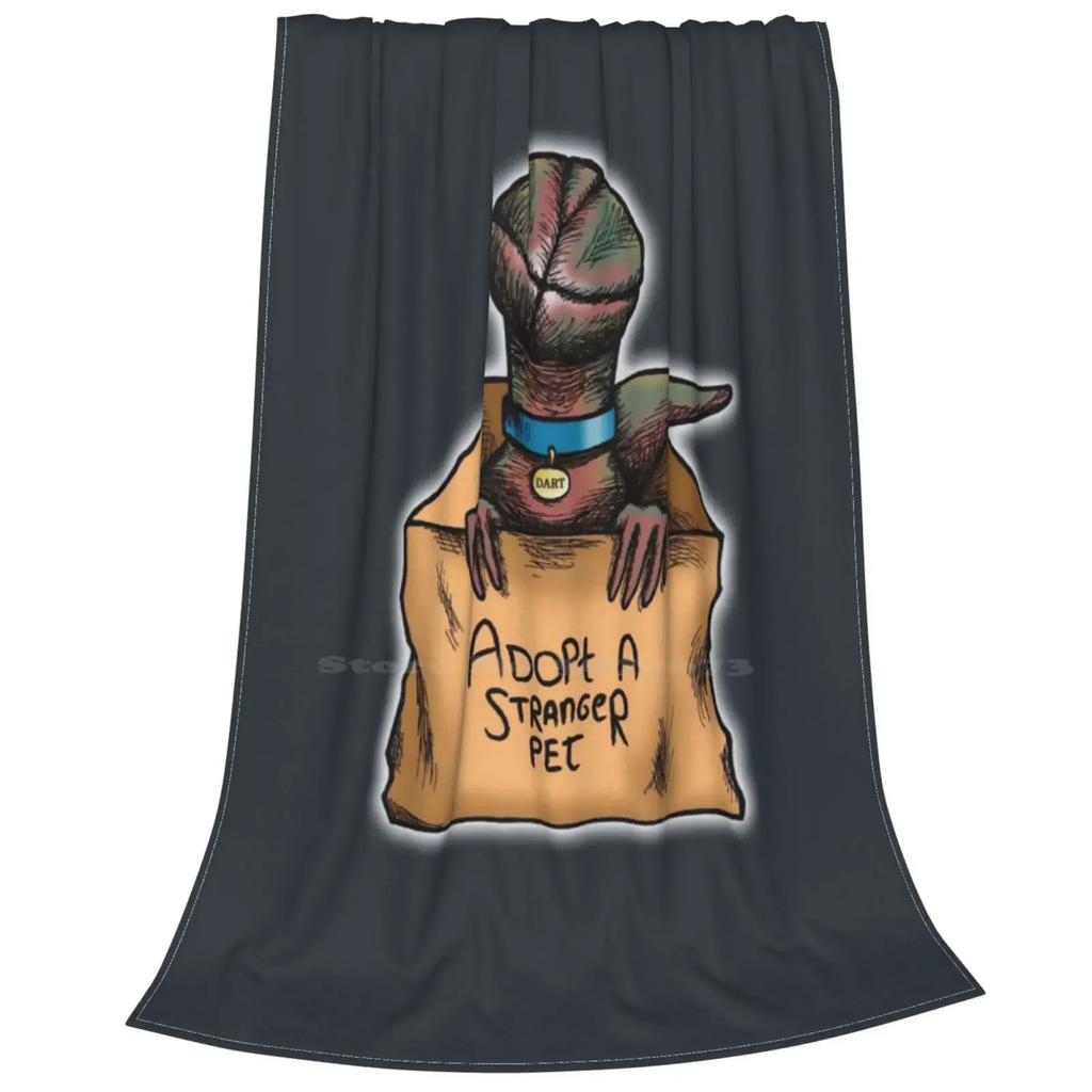 Adopt A Stranger Pet Creative Design Light Thin Soft Flannel Blanket Demogorgon Demodog Demoperro Spanking Mind Flayer Eleven