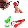 Practical Portable Glasses Cleaning Rub Eyeglass Sunglasses Spectacles Microfiber Cleaner Brushes Wiping Tools Mini