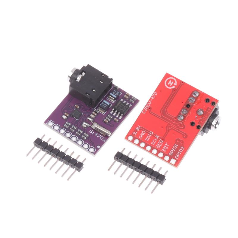 Модуль FM-радиоприемника Si4703 с RDS, интерфейс I2C, 3,3 В, для Arduino, ESP32, DIY-аудиопроектов