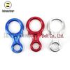 Aluminum Alloy 35KN Figure-Eight Descender for High-Altitude Rock Climbing and Abseiling