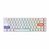 DrunkDeer G65 eSports Gaming Rapid Trigger Keyboard Hall Effect Switches Magnetic Switches Last Win Release Dual Trigger Modes Adjustable White