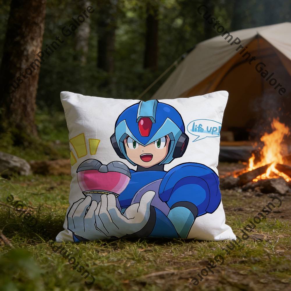 MMegaS NNapalm Man Polyester Printed Pillow Cover Square cm Soft for Sofa Bed Car Home Decor
