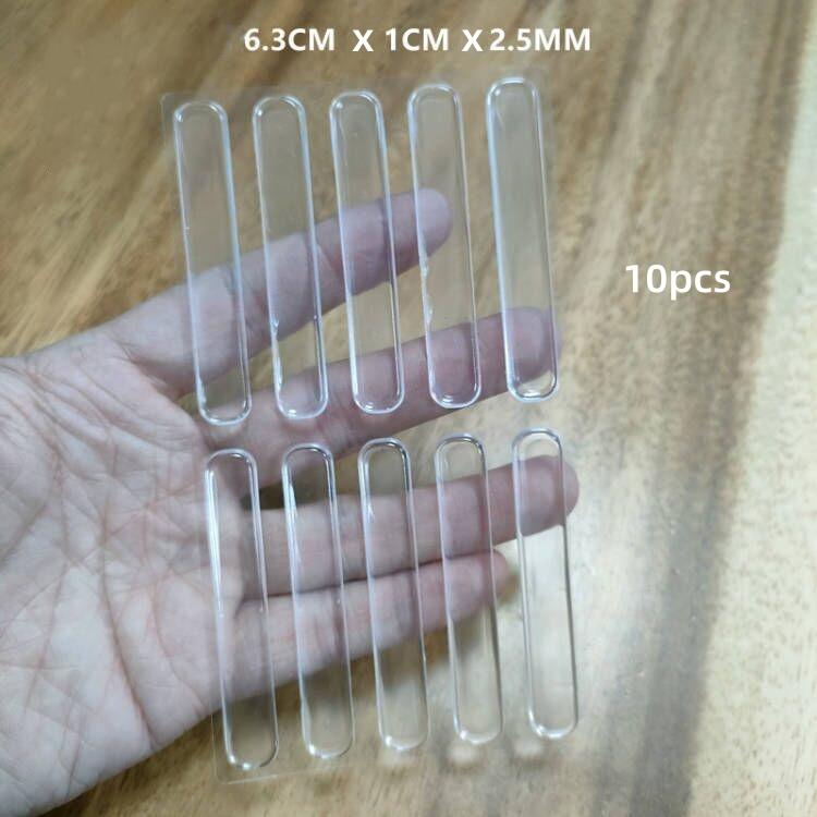 1 Sheet Clear Soft Silicone Door Stopper Bumper Mute Stickers Wall Protection Muffler Pad Door Stopper Furniture Anti-crash Pad