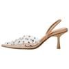 Elegant Chic Stiletto Heels Women Heels Beige 12218410098