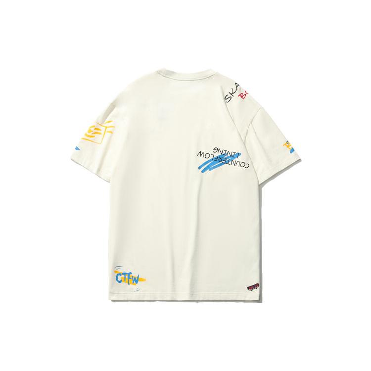 Мужская футболка Li Ning CF Tracing цвета слоновой кости AHSR679-1