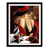 5D DIY Full Round Drill Diamond Drawing Cross Stitch Playing Chess Beauty Rhinestone Diamond  Decor