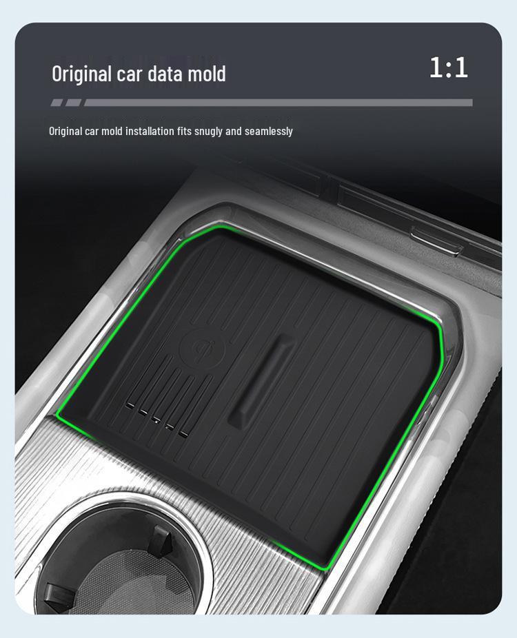 Mazda 24 EZ-6 Silicone Wireless Charging Pad: Anti-slip, Dustproof Car Accessory