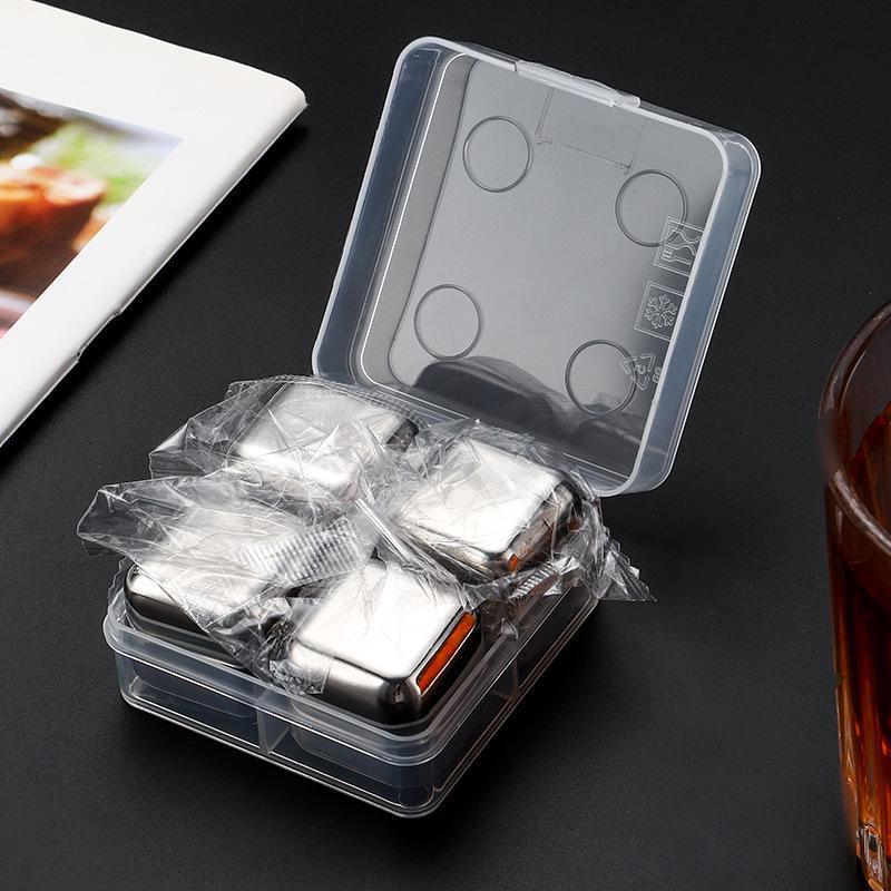 Набор ледяных шариков из нержавеющей стали 304 для виски и вина