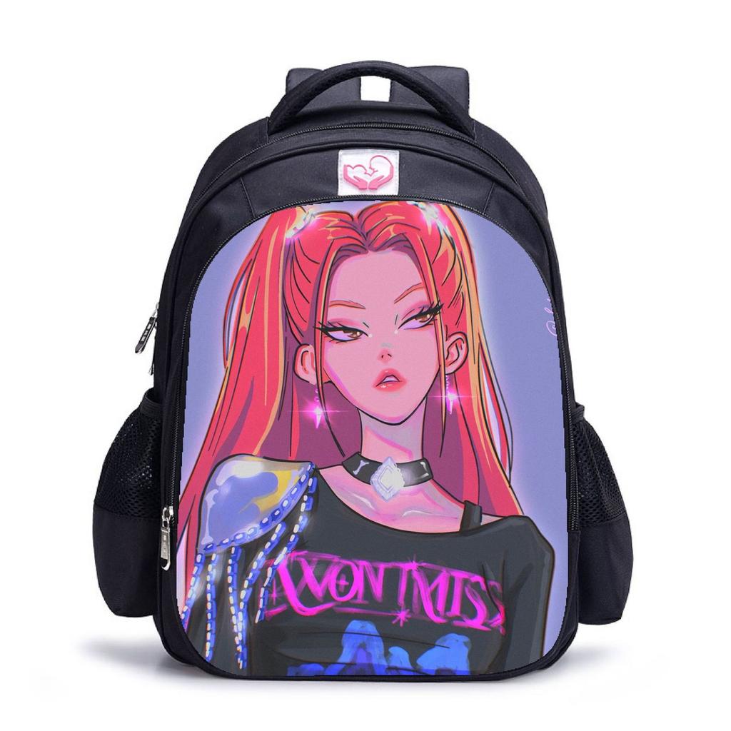 Повседневная сумка через плечо с рисунком из мультфильма для учеников младших классов средней школы, рюкзаки большой вместимости