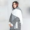 Thickened Women Cashmere Scarf Korean Style Winter Neckerchief Long Wool Tassel Scarf  Women/Male