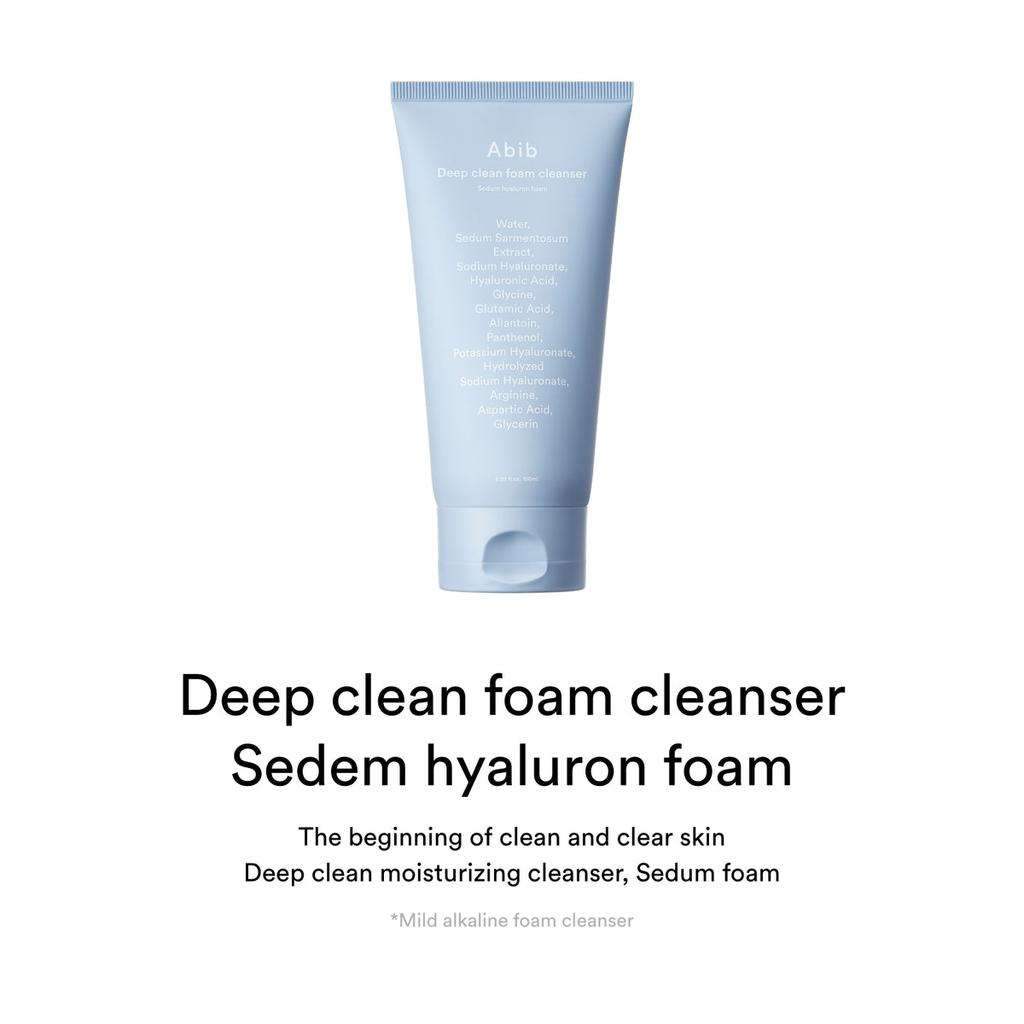ABIB Глубоко очищающая пенка Sedum Hyaluron Foam 150 мл