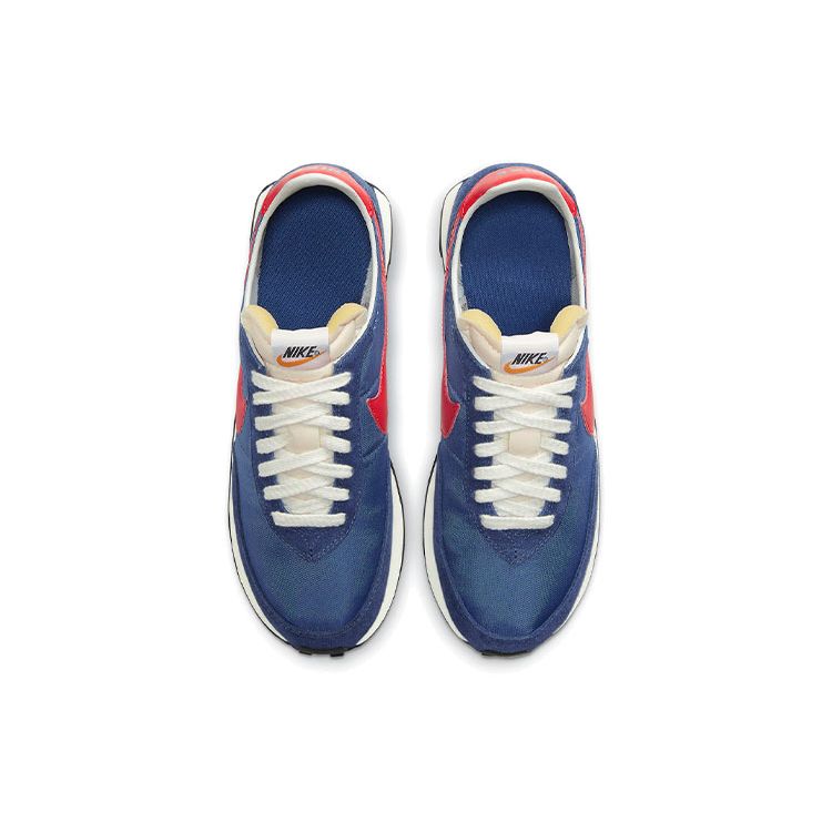 Nike Кроссовки унисекс Waffle Trainer 2 SP Midnight Navy Blue Max-Orange Mystic-Navy DB3004-400