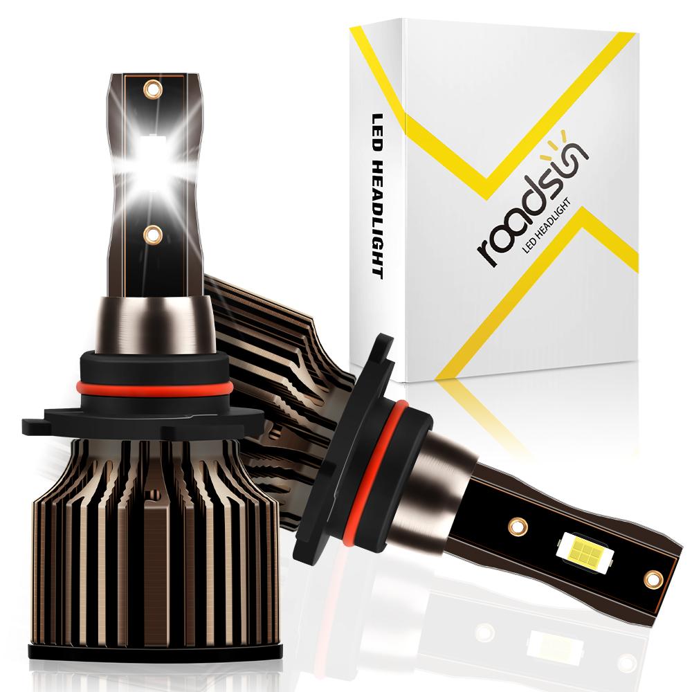 Roadsun 2 шт. Светодиодная фара 9005 HB3 9006 HB4 Автомобильные светодиодные огни 20000 лм 150 Вт 6500 К Чип 3570 CSP Универсальная автомобильная фара