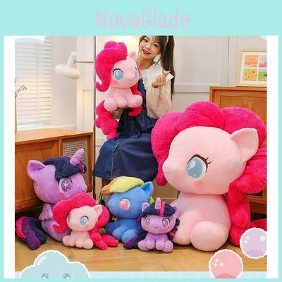 Очаровательная плюшевая кукла пони в стиле Q из серии Baby Lily, сидящая, идеально подходит для подарков