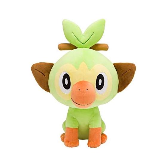 Оригинальная плюшевая кукла из Pokemon Center, Грукки в натуральную величину, 39x31x35 (ВхШхГ:см), Покемоны из региона Галар