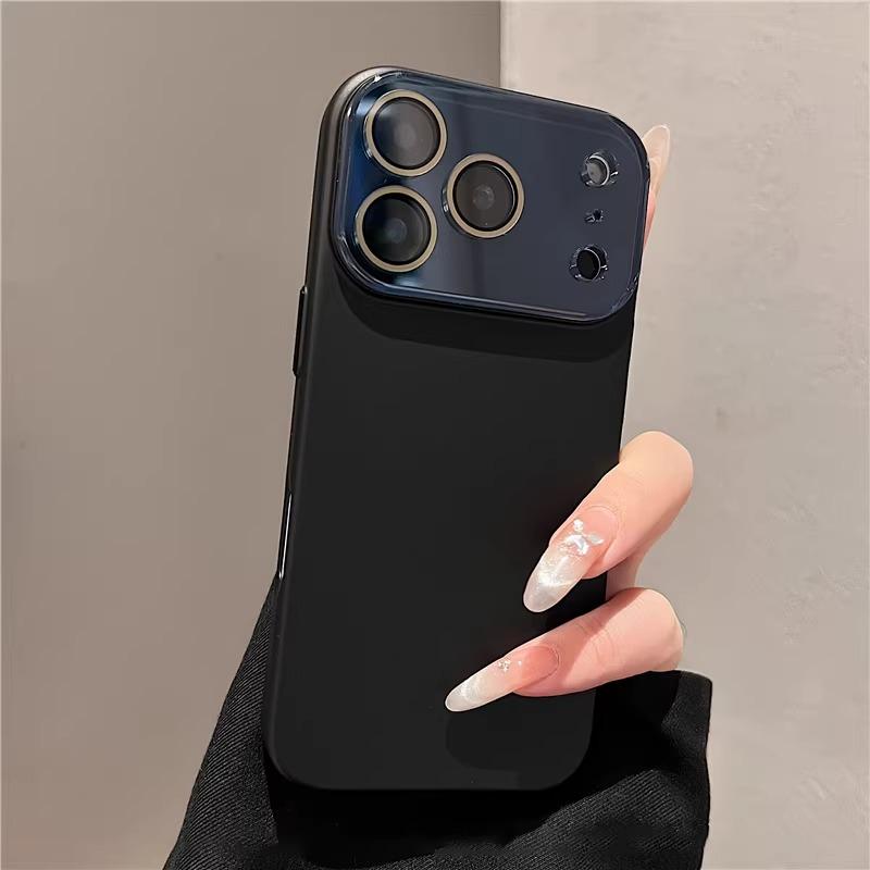 Роскошный Стеклянный Чехол-Окно для Телефона iPhone 17 16 Pro Max Жесткие Чехлы для iPhone 17 15 14 13 Pro Max Защитная Крышка для Камеры