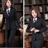 2Pcs Blazer Suit Female Temperament Professional Wear Jacket Ladies Formal Hotel Work Clothes Spring and Autumn OL Interview Suit