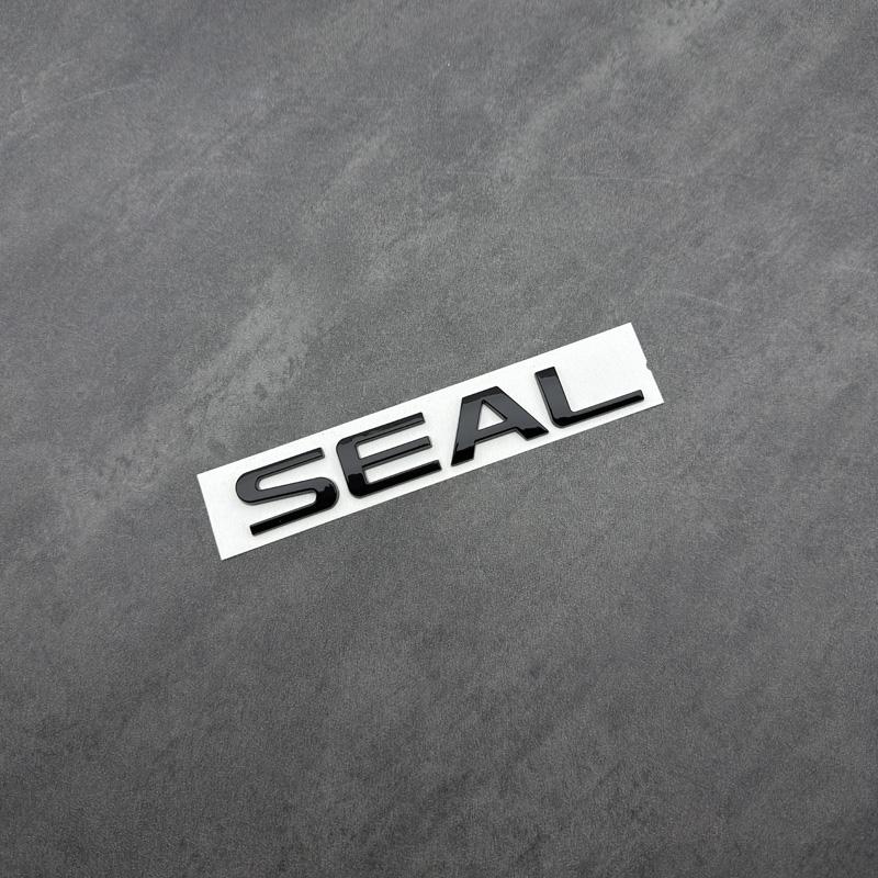 3D черная наклейка с логотипом автомобиля BYD SEAL ATTO2 ATTO3 знак на задний багажник декоративные элементы наклейка-эмблема наружная отделка