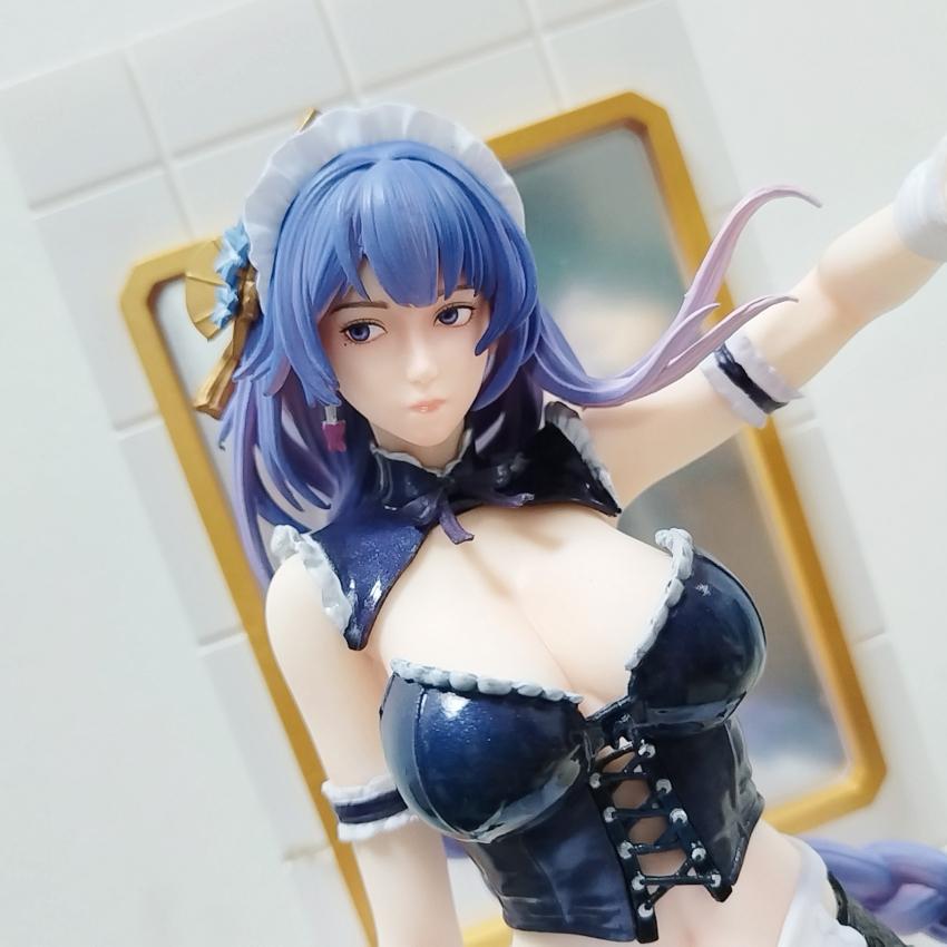 Genshin impact Raiden Shogun Beelzebul Bath towel Girl 1/4 figure PVC toy Game Statue Adult Anime Action Model Doll Gift toys