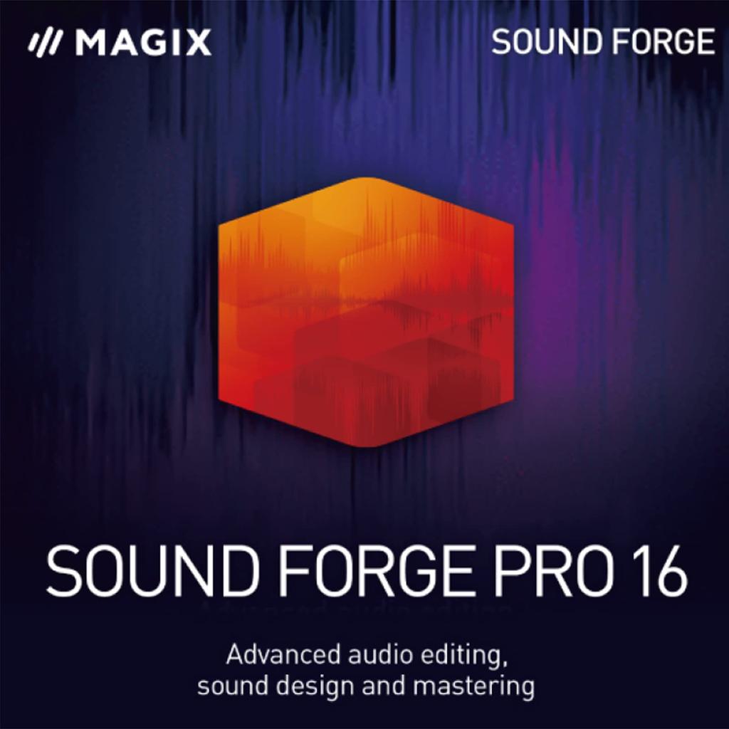 VEGAS SOUND FORGE Pro 16 Программное обеспечение для редактирования звука, совместимое с Windows (старая версия)