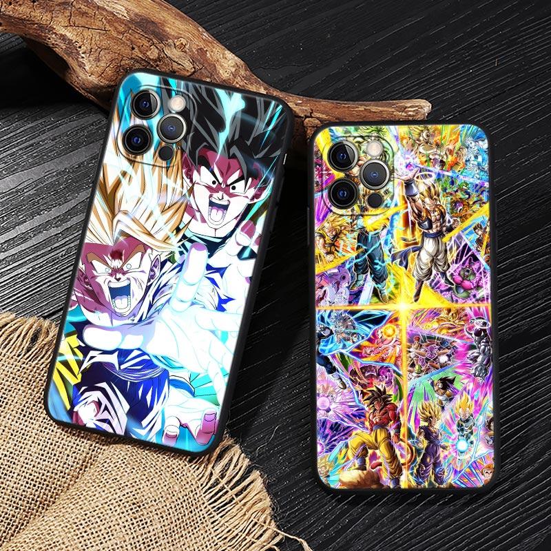 Gogeta Blue Goku Funda For iphone 17 Case For iPhone 16 15 11 12 13 Mini 17 Pro Max 16 Plus 17E 16E Air Silicone Case Soft Cover