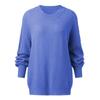 Women's Pullover Long Sleeve Round Neck Cable Knit Sweater Ladies Tops
