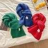 Solid Color New Scarf Women's Autumn and Winter Simple Versatile Scarf Student Couple Knitted Wool Warm Scarf