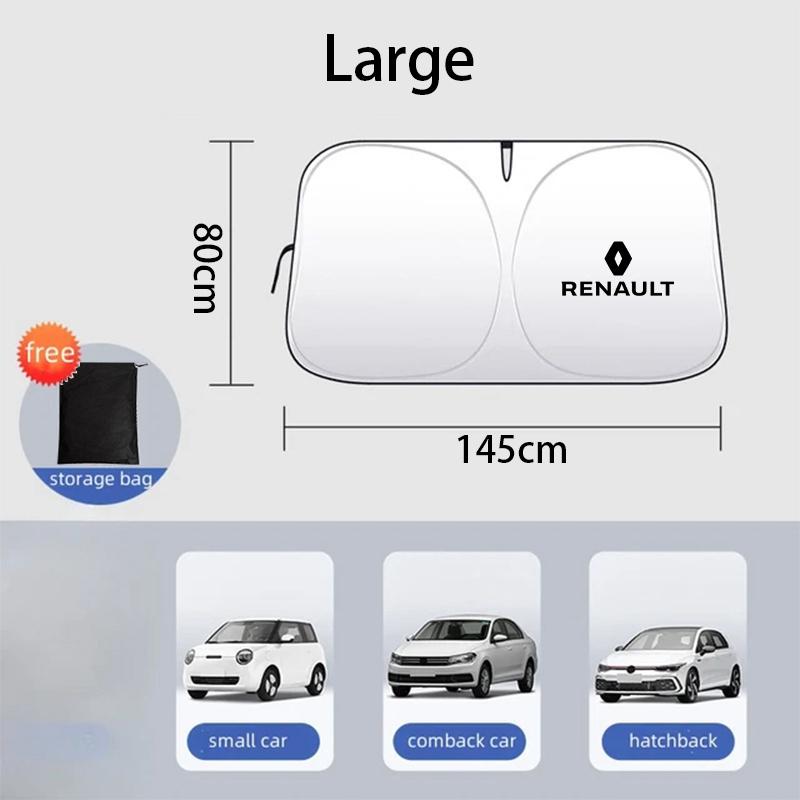 Для Renault 2026 Новые колпаки на колеса Автомобильный солнцезащитный козырек на лобовое стекло Инструменты Автоаксессуары Для Renault Megane 2 3 4 Twingo Clio Talisman