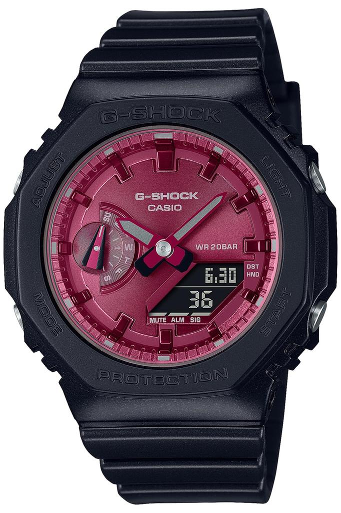Watch Model Black [Casio] G-Shock [] Mid-size Black&Red GMA-S2100RB-1AJF Women's
