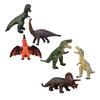Набор из 6 шт. мягких пластиковых фигурок динозавров