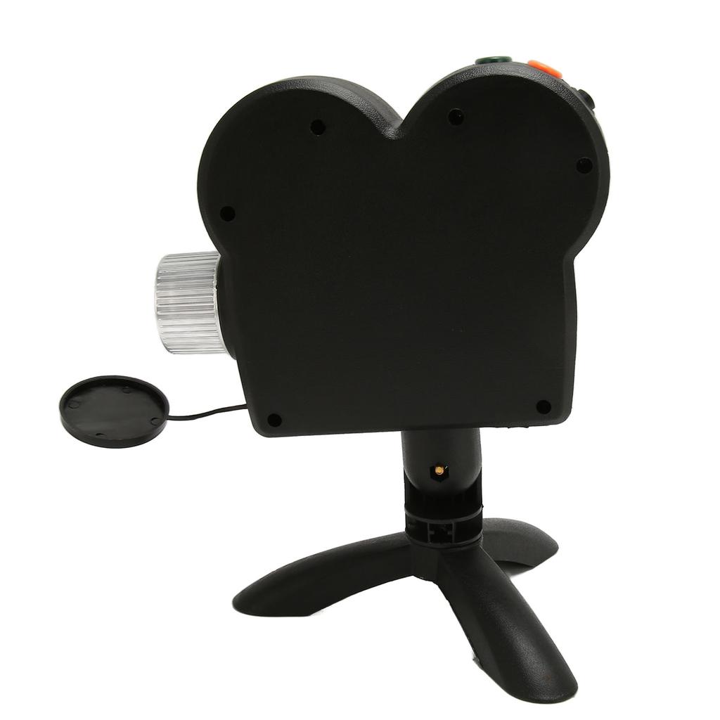 Проектор на Хэллоуин с регулируемой подставкой для занавесок, страшный узор, проекционная лампа на окно для Хэллоуина