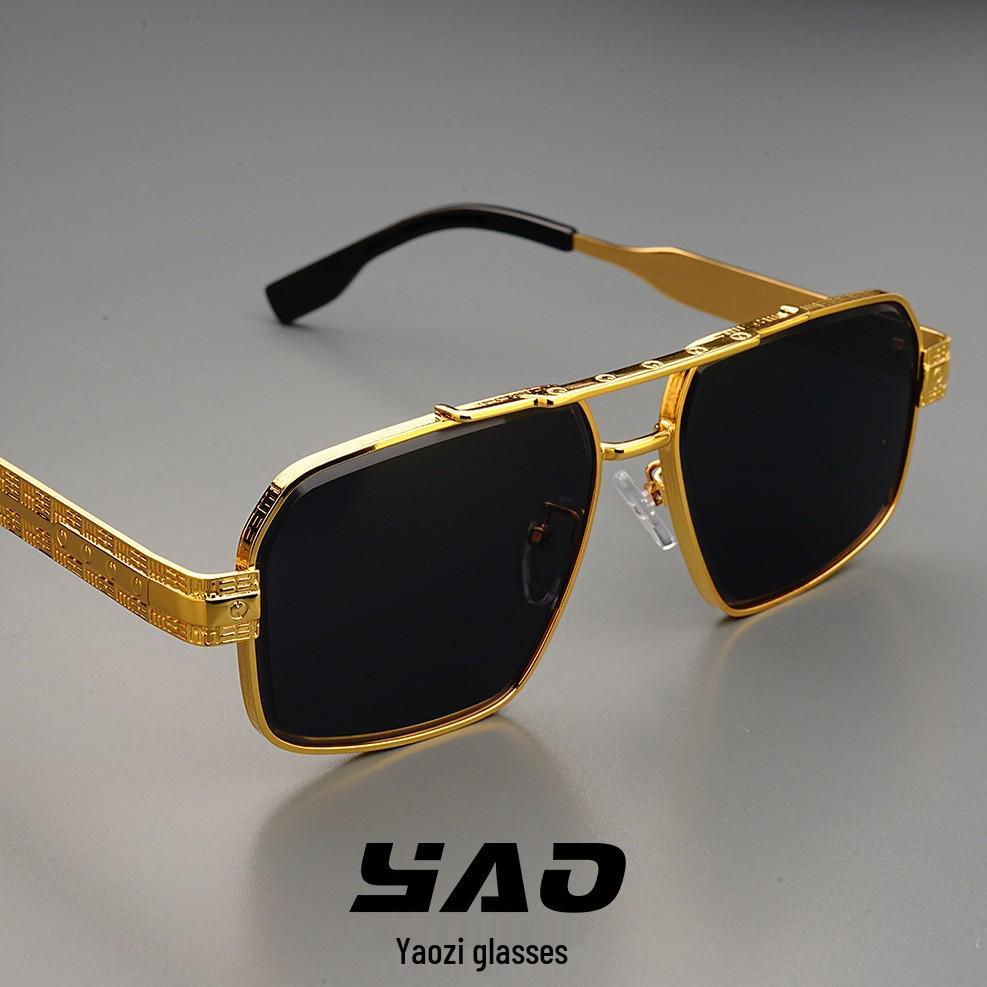 Шикарные европейские и американские солнцезащитные очки с резьбой, защита от УФ, для стильного вождения