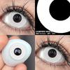FUNSACHY 2pcs Anime Cosplay Contact Lenses Colored Lens for Crazy Halloween Solid Color Blue Contacts Pink Beauty Pupil Yearly