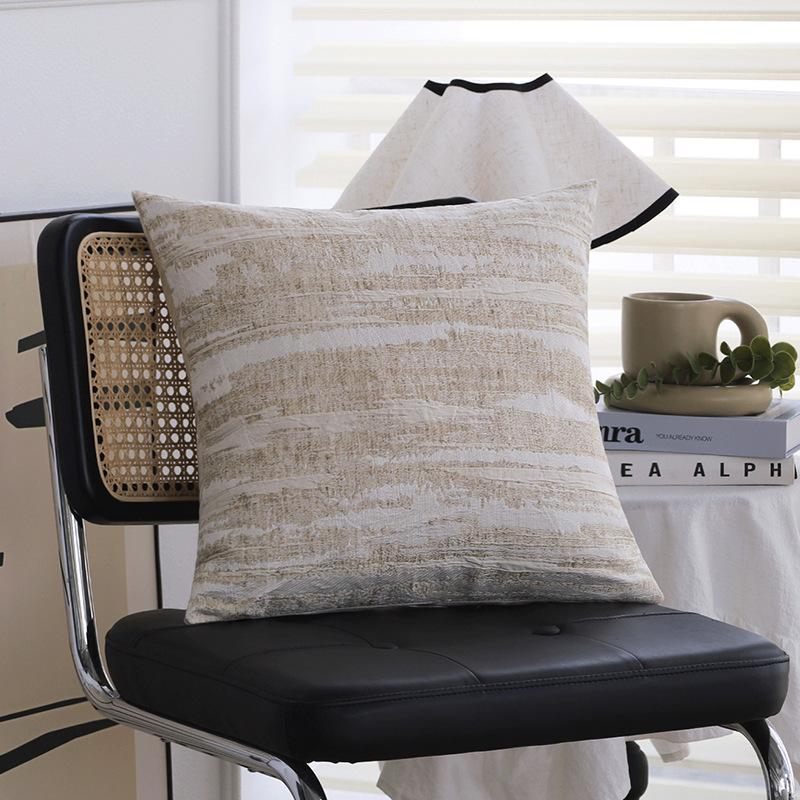 Коричневая наволочка, Легкая роскошная французская подушка, Подушка для дивана-кровати в гостиной, Подушка для эркерного окна, Подушка для поясницы