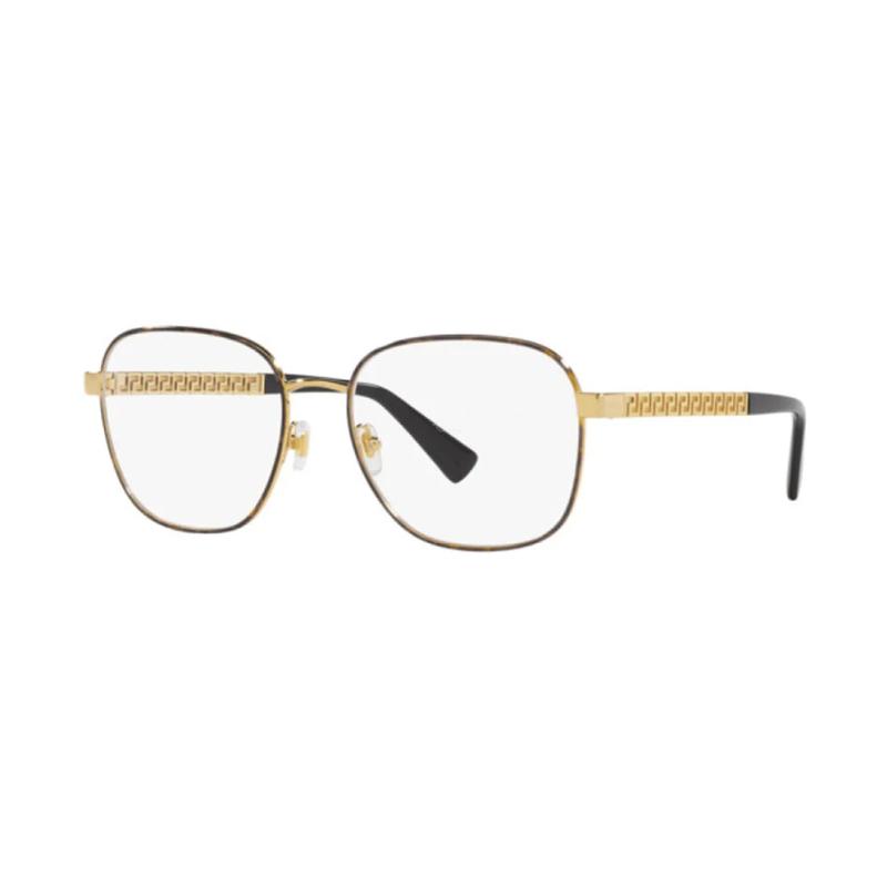 Versace Decorative details Metal Irregular Optical frame Women's Gold 7976402 VE12901499-gold 56