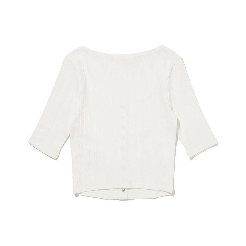 Levis Однотонный круглый вырез с коротким рукавом вязаный кардиган женские кардиганы белый A4769-0001