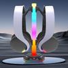 RGB Подставка для наушников Крючок для контроллера 9 режимов освещения для настольной стойки-вешалки для контроллера Держатель для наушников для ПК Аксессуары для наушников