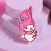 1 шт./Случайные 3 шт. Милые заколки для волос Sanrio Cinnamoroll и Изысканные аксессуары для волос Kuromi