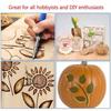 JCD 80W Electric Iron Carving Pyrography Wooden Tool Sets Wood Burning Eming Soldering Pencil Welding Tips Kits