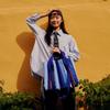 Pleatsmama Two Way Bag Oxford Blue