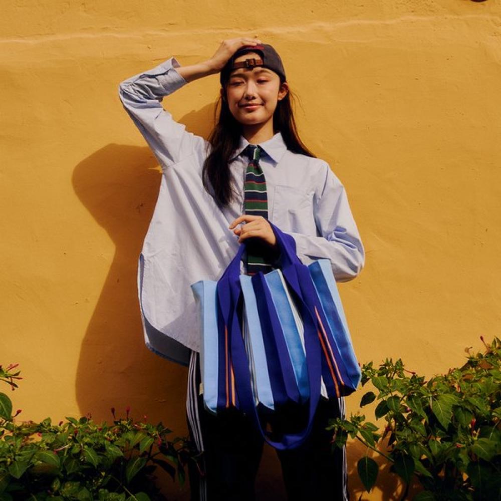 Pleatsmama Two Way Bag Oxford Blue