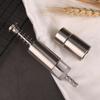 1PC Stainless Steel Manual Pepper Mill, Manual Press Pepper Grinder, Household Pepper Mill Black Pepper Mill
