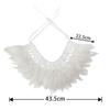 Polyester Lace Feathered Cover Charming Lace Embroidered Wrap Gothic Cloak  Dance Party