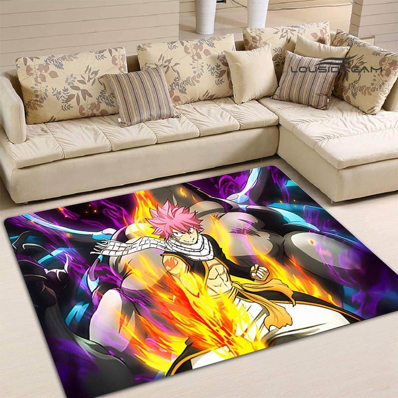 Ковер в стиле аниме «Fairy Tail», детский игровой ковер для гостиной, спальни, ковер для балкона, ванной комнаты, противоскользящий дверной коврик, реквизит для фотографий